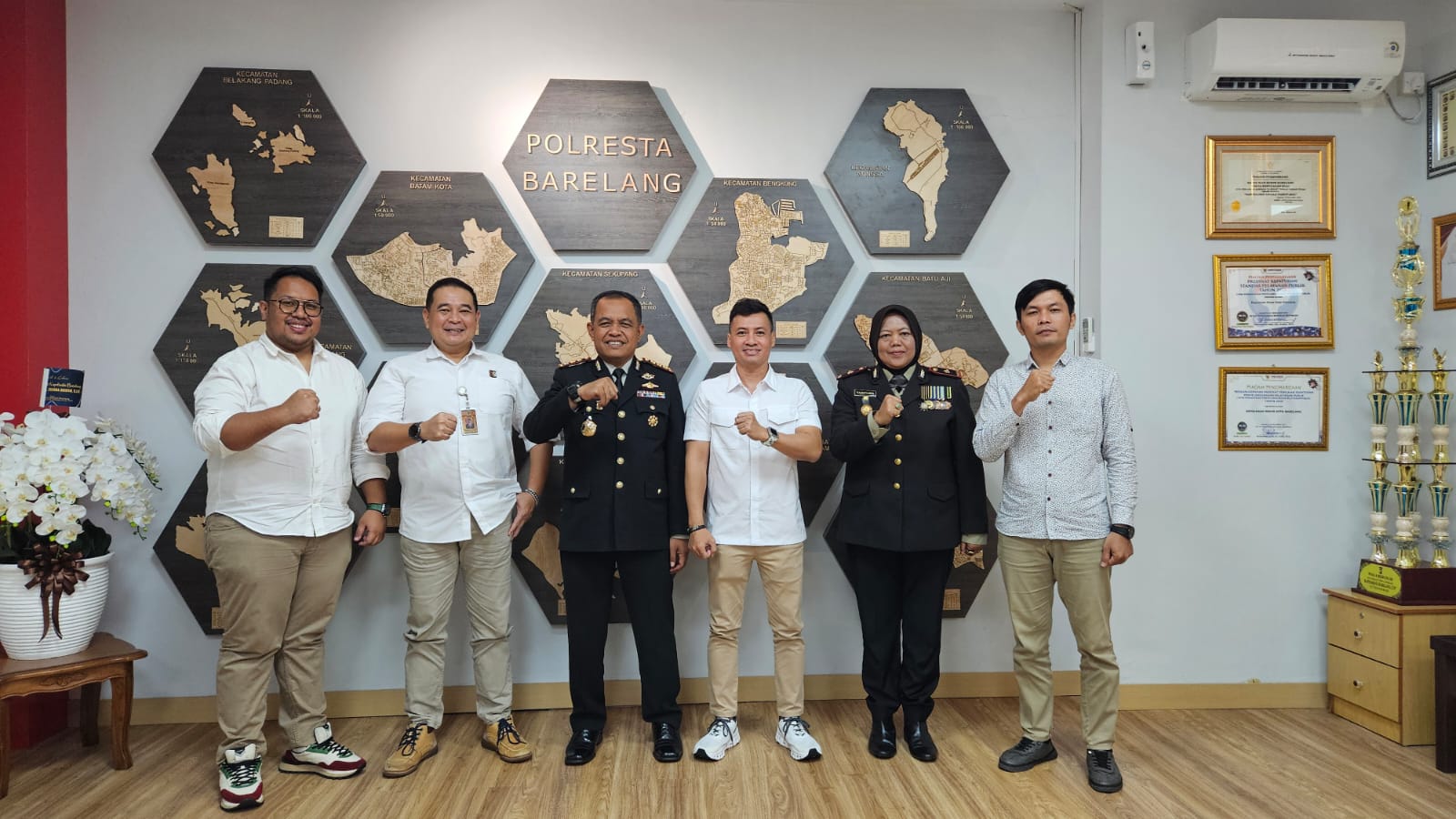 GEMPAR Kepri Audiensi dengan Kapolres Barelang, Bahas Kolaborasi Pembinaan Pemuda, Kamtibmas, dan Toleransi Beragama