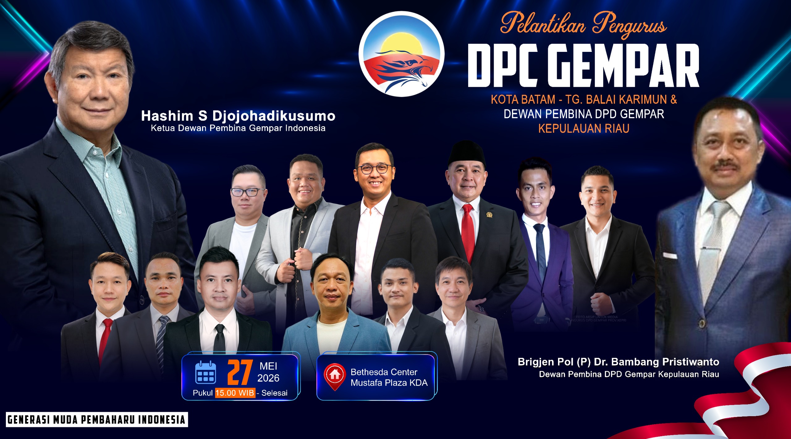 Persiapan Pelantikan GEMPAR DPC BATAM dan DPC TANJUNG BALAI KARIMUN